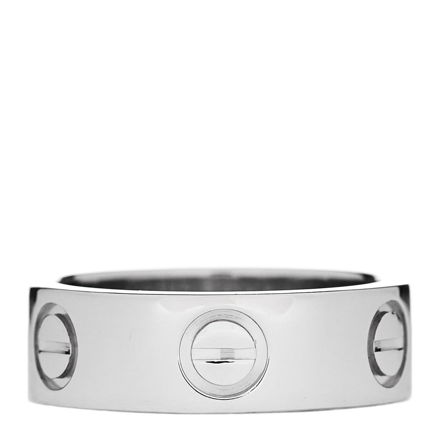Platinum 5.5mm LOVE Ring 47 4