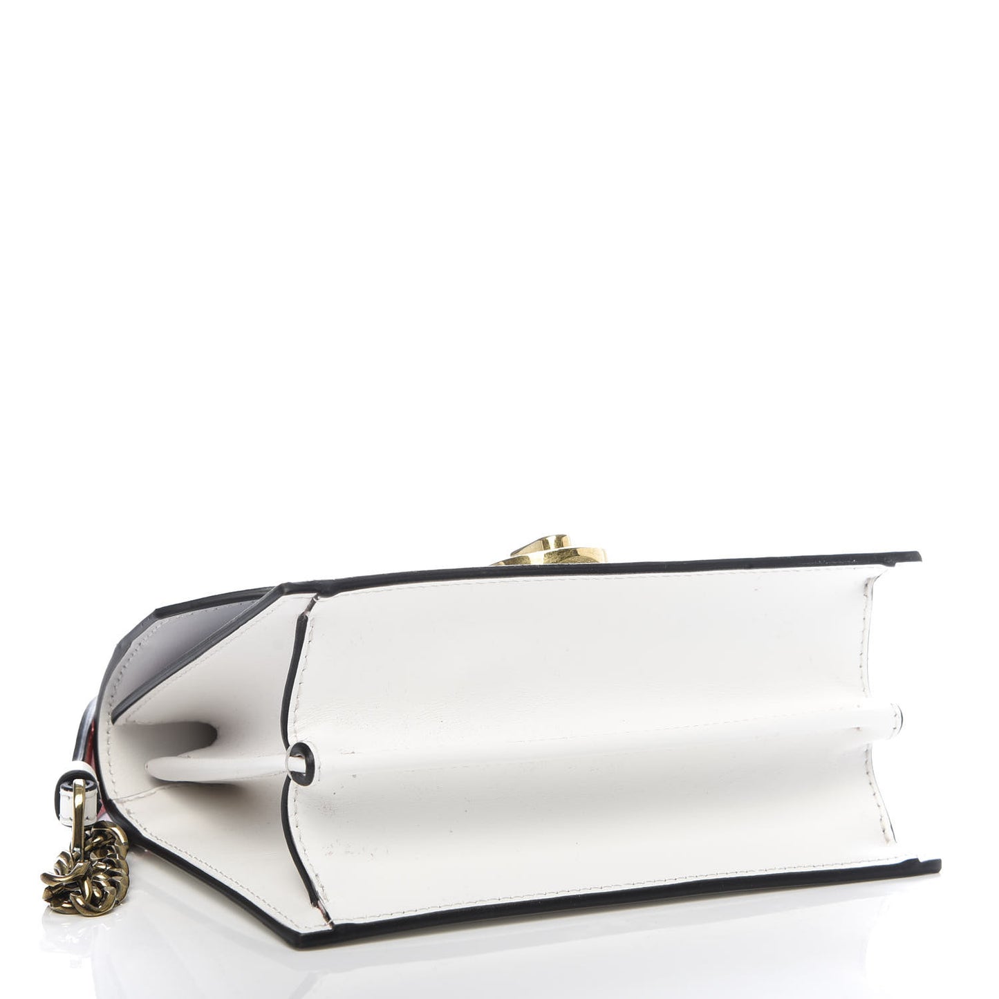 Glitter Calfskin Elisa Mini Shoulder Bag Multicolor Snow
