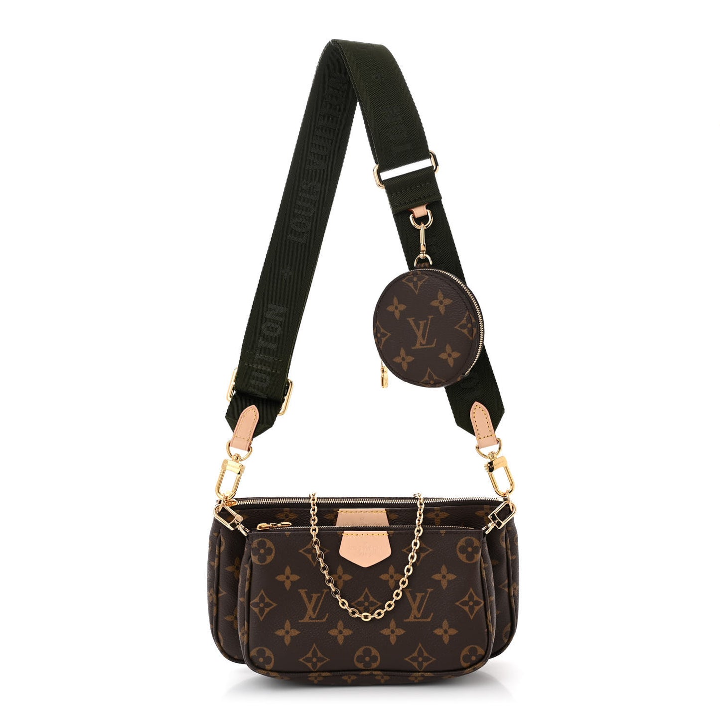 Monogram Multi Pochette Accessories Kaki