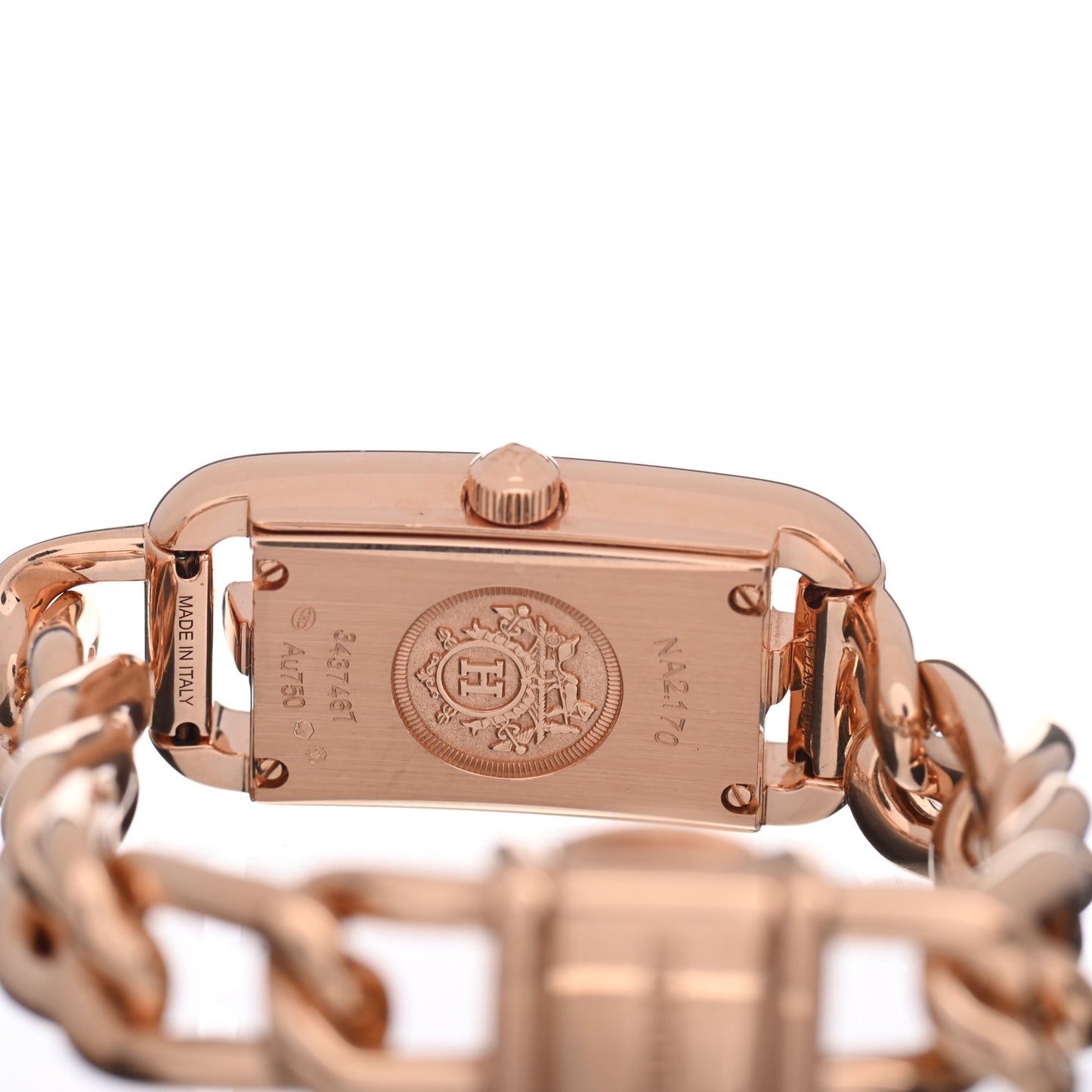 18K Rose Gold Mother of Pearl 17mm Nantucket Quartz Watch