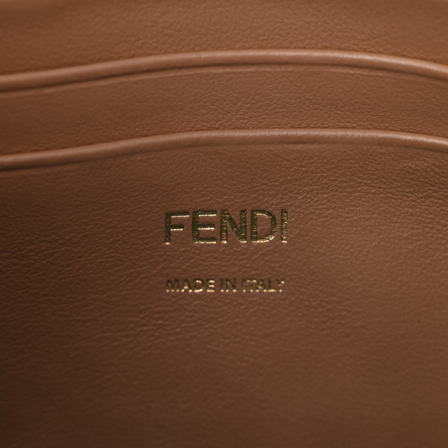 Denim Vitello King F is Fendi FF Embroidered Mini Baguette Denim Sand