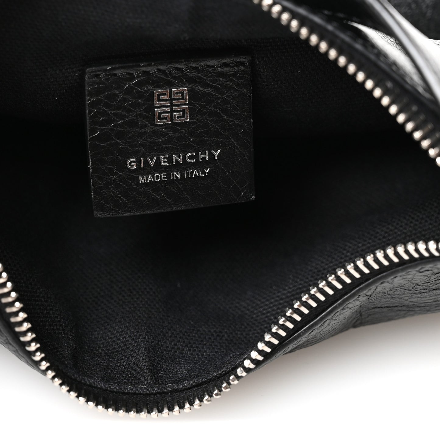 Tumbled Calfskin Mini Voyou Boyfriend Party Bag Black