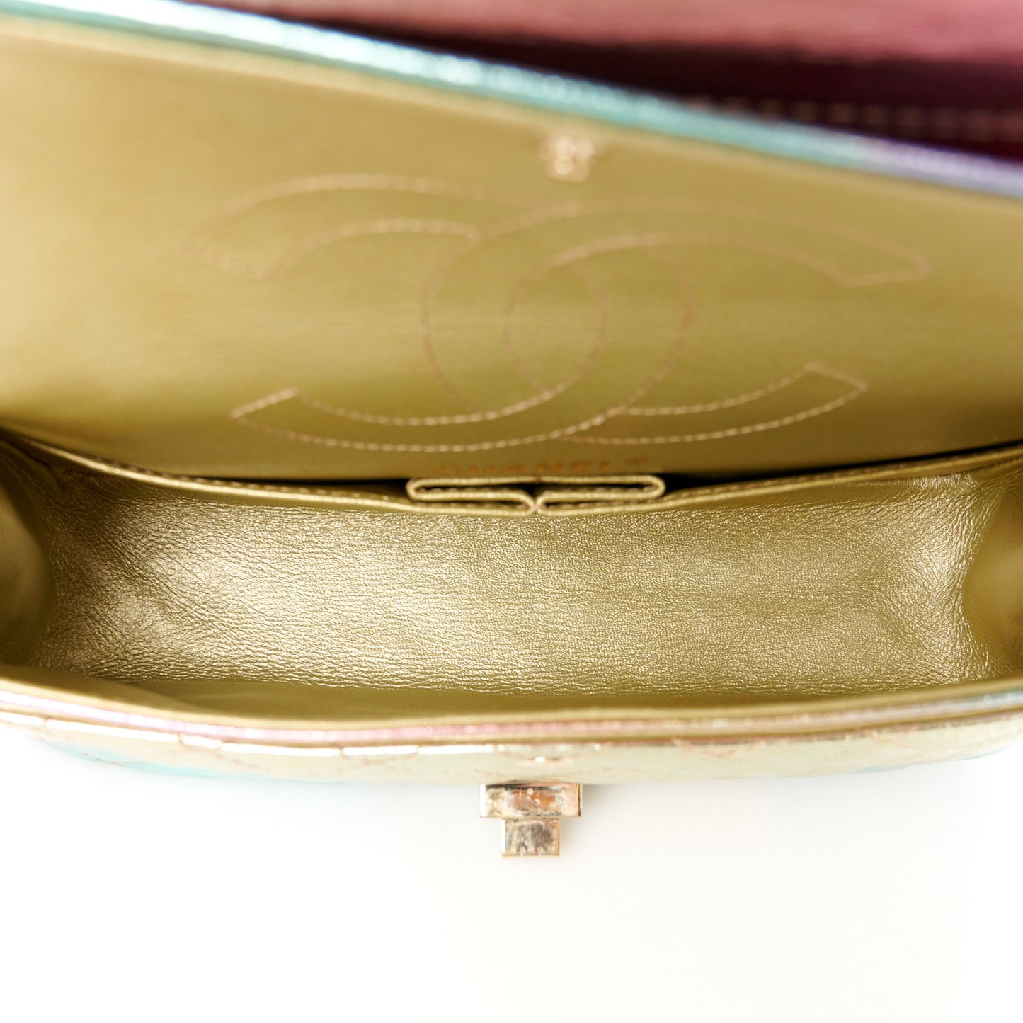 Metallic Goatskin Quilted 2.55 Reissue 225 Flap Multicolor