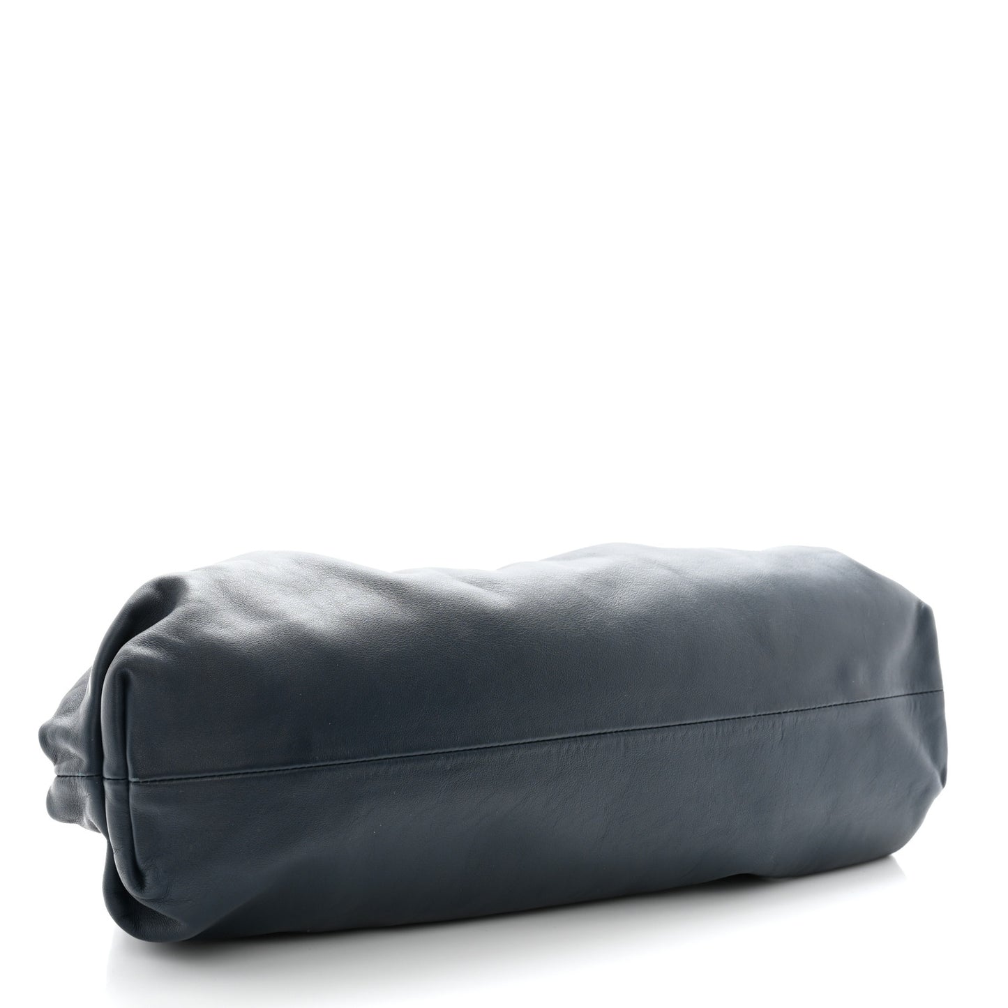 Smooth Butter Calf The Pouch Oversized Clutch Deep Blue