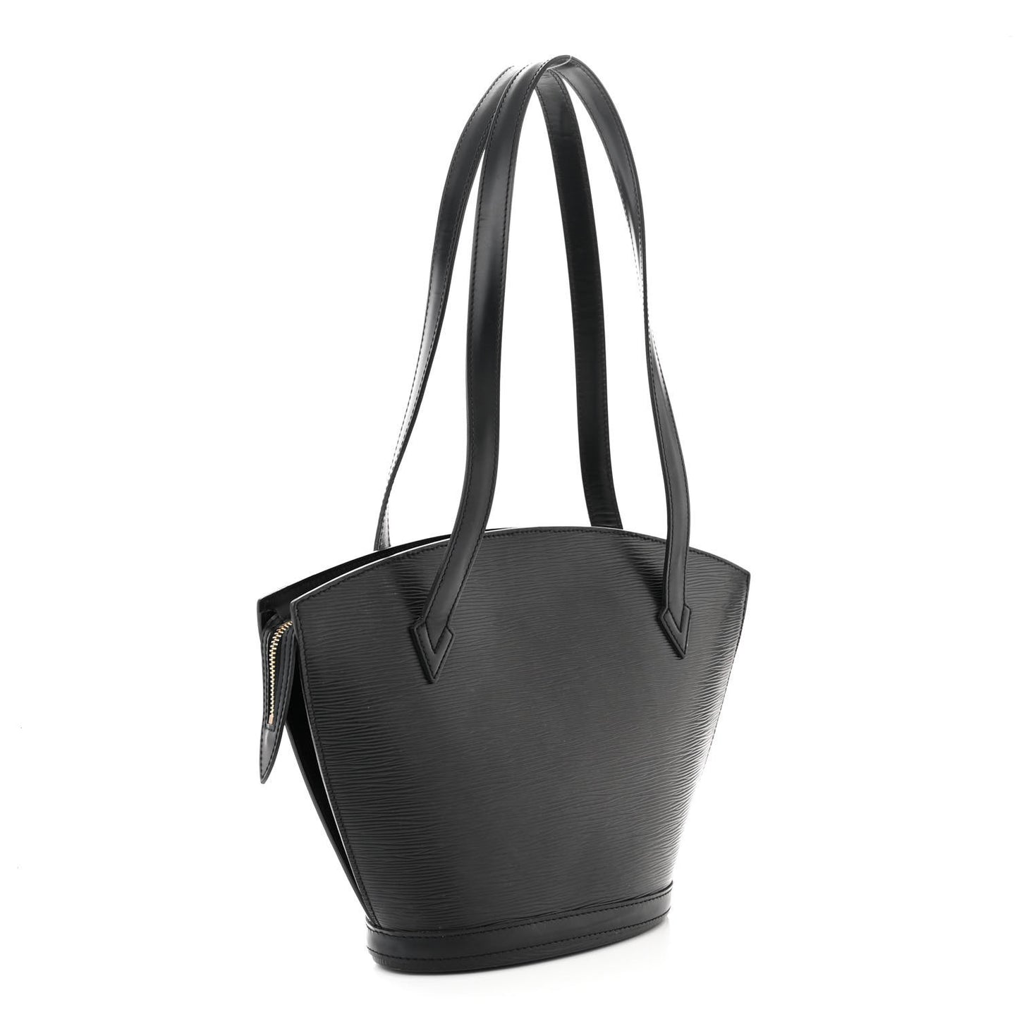 Epi Saint Jacques PM Long Straps Black
