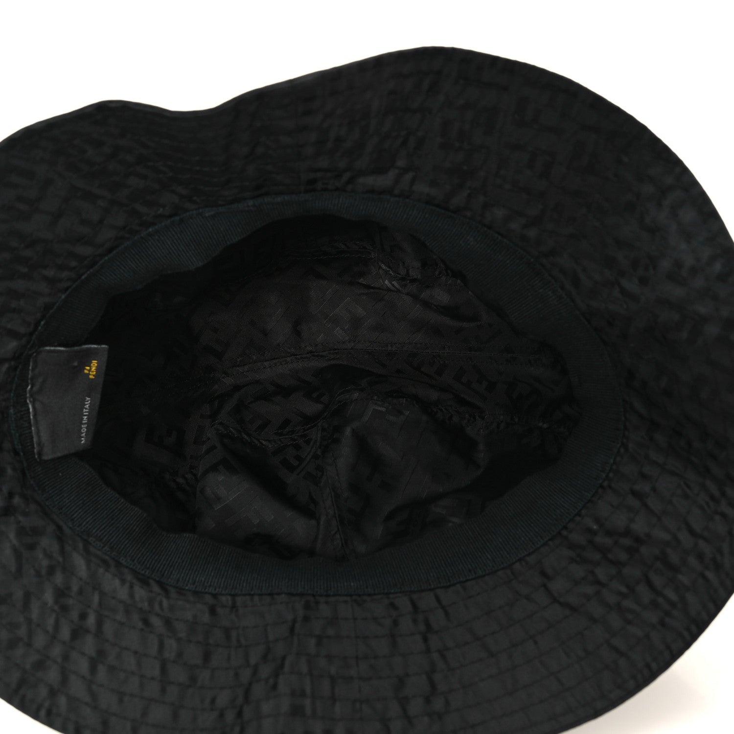 Fendi Zucchino Bucket Hat M Black 7 of 8