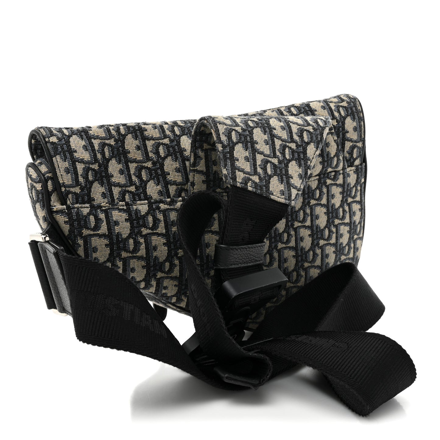 Oblique Mens Saddle Bag Blue