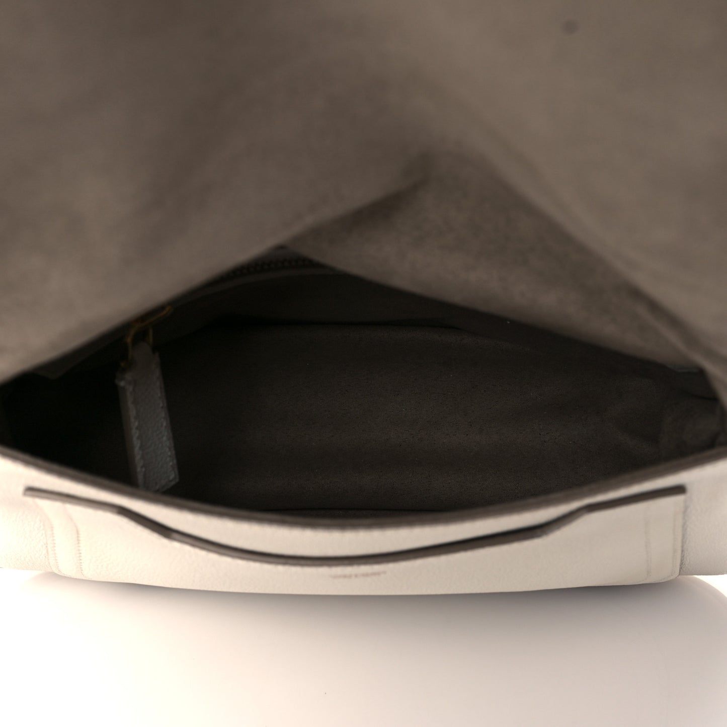 Grained Calfskin Medium Jennifer Crossbody Bag Chalk