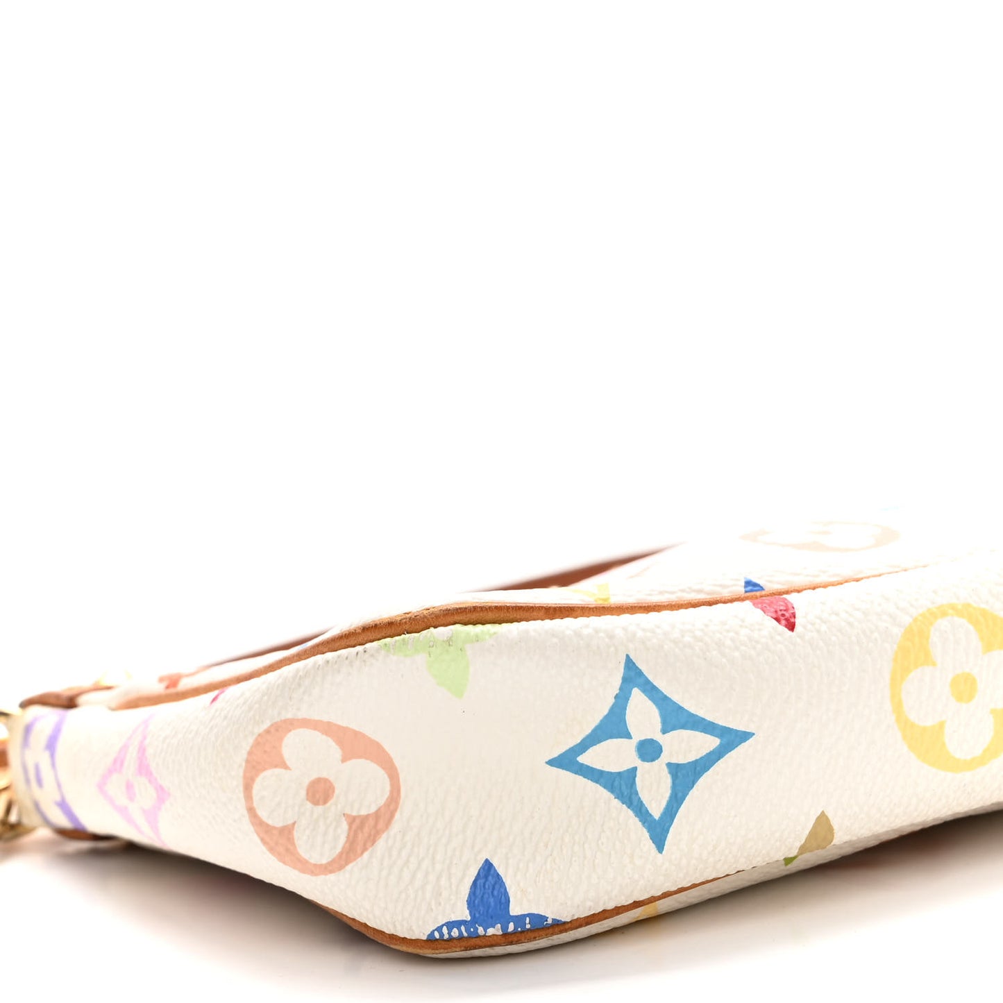 Monogram Multicolor Pochette Accessories White