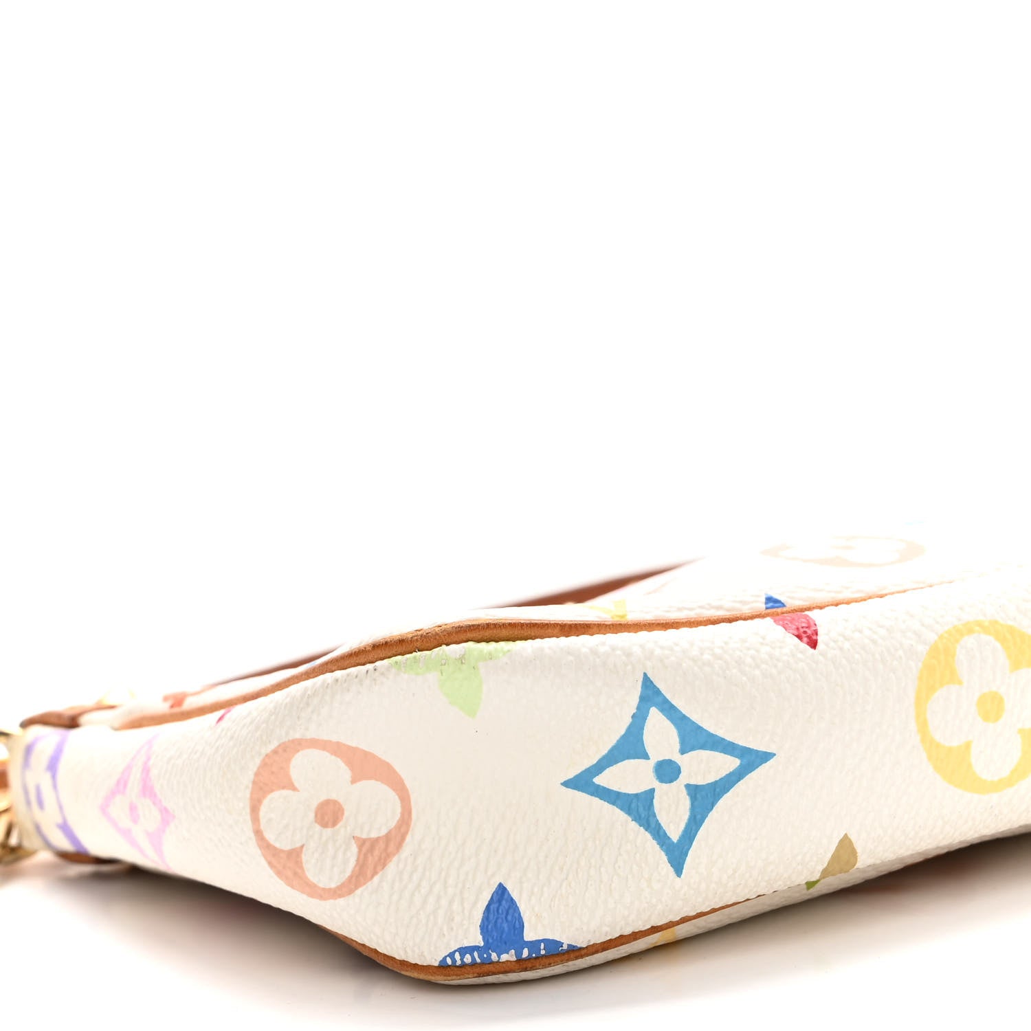Louis Vuitton Monogram Multicolor Pochette Accessories White 8 of 12