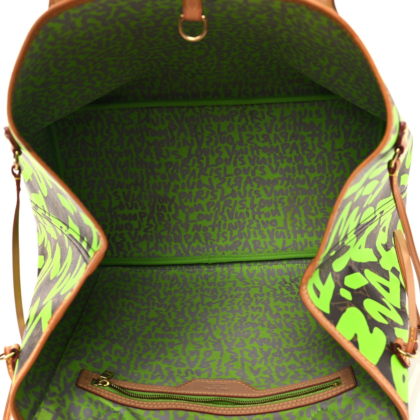 Monogram Graffiti Neverfull GM Green