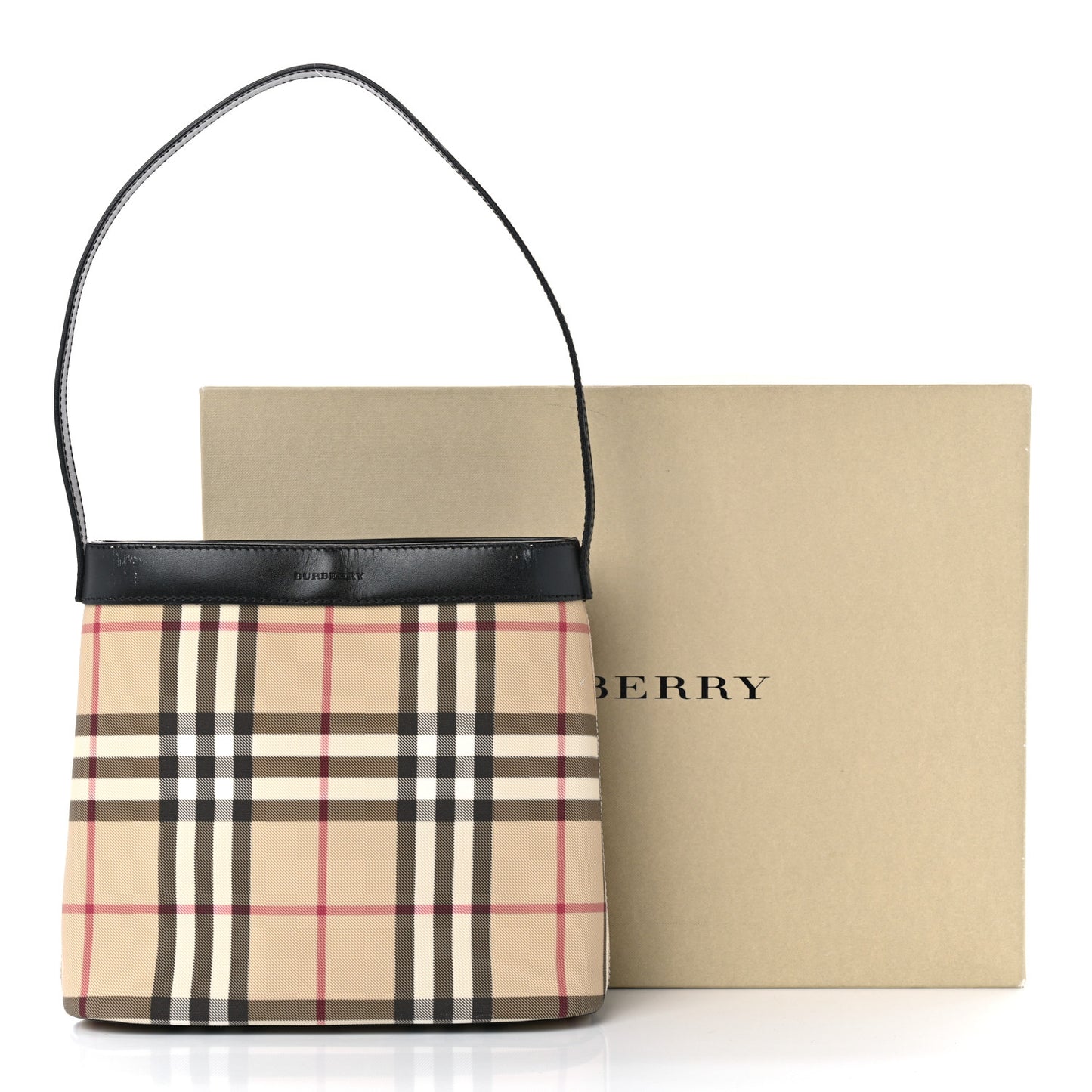 Prorsum House Check Shoulder Bag Black