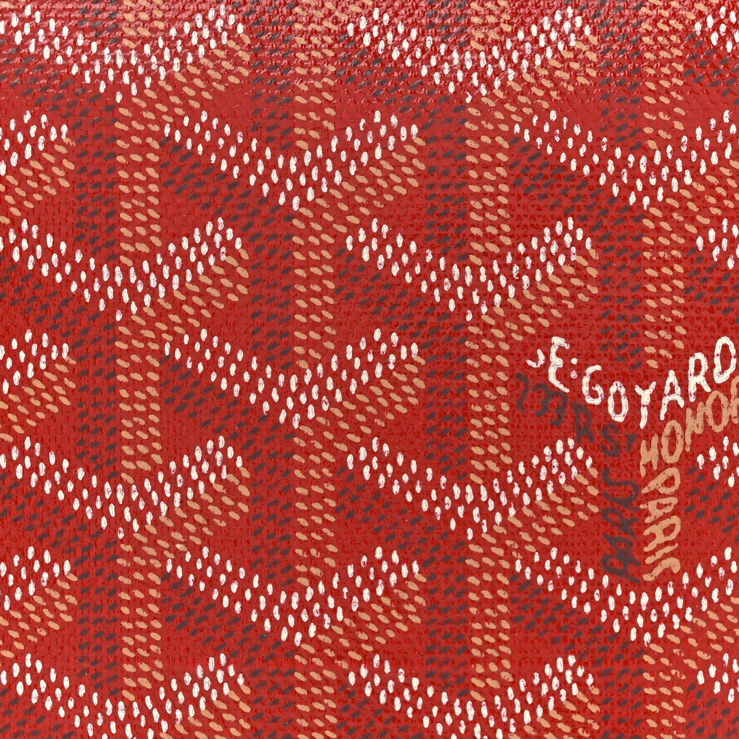 Goyard Goyardine Plumet Wallet Clutch Red 8 of 11