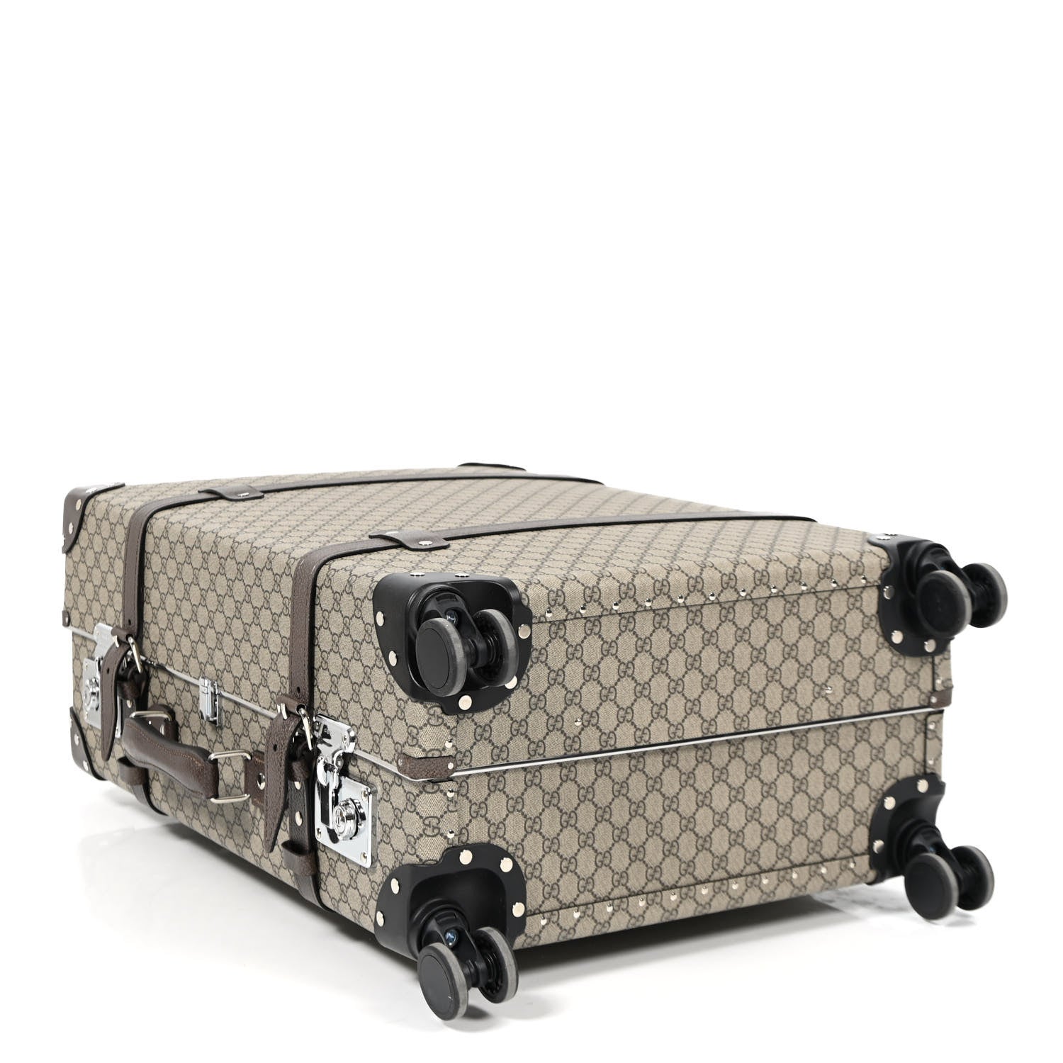 Gucci Supreme Monogram Globe-Trotter Carry-On Brown 3 of 11