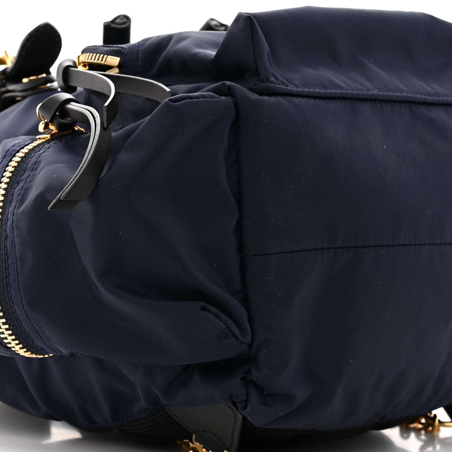 Nylon Medium Crossbody Rucksack Backpack Ink Blue