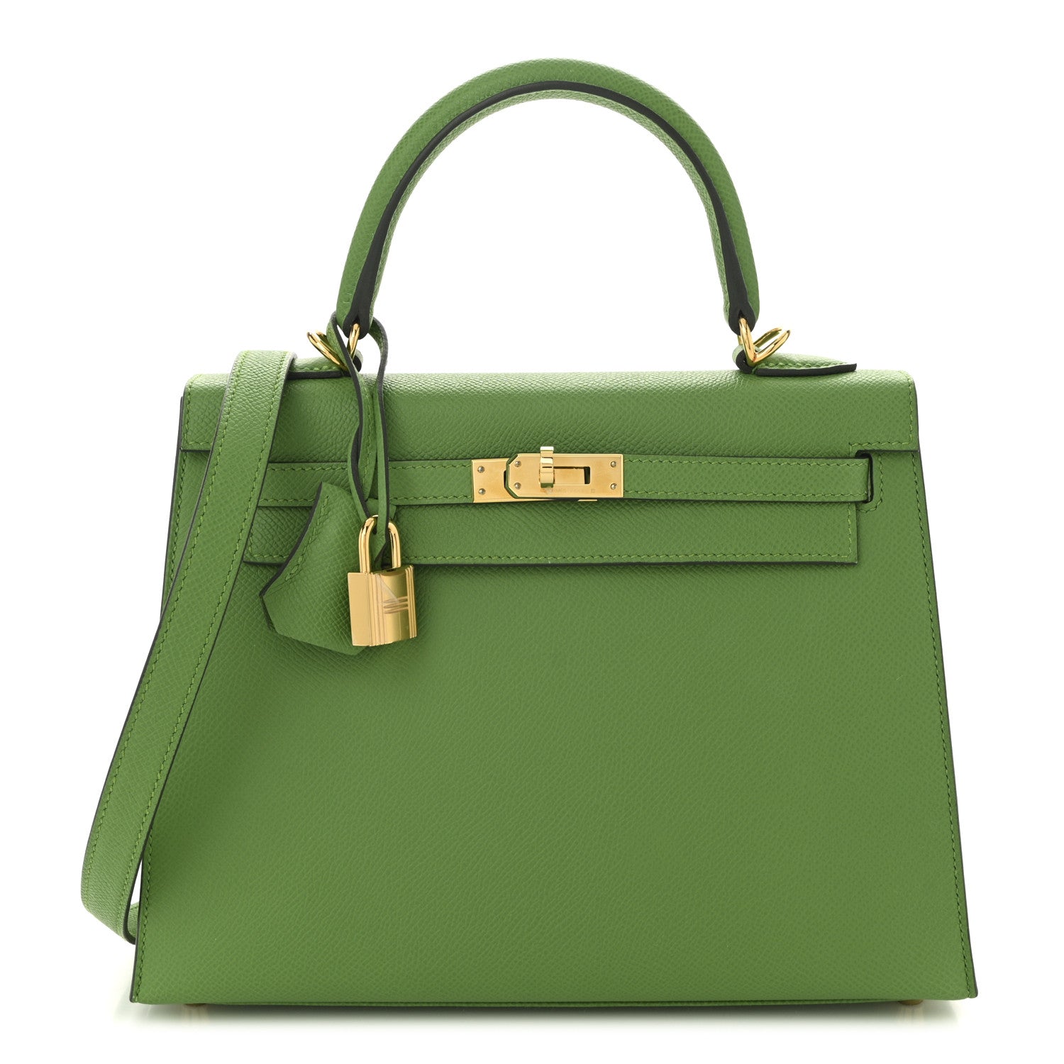 Hermes Epsom Kelly Sellier 25 Vert Yucca 1764718 – FASHIONPHILE