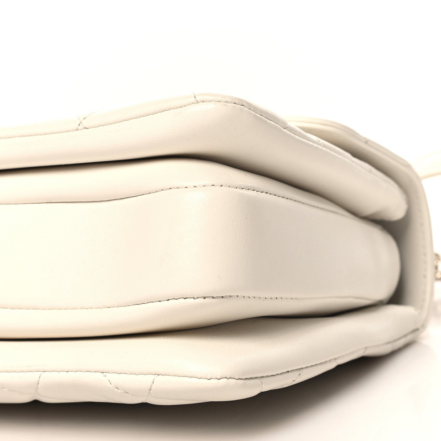 Lambskin Quilted Small Trendy CC Dual Handle Flap Bag White