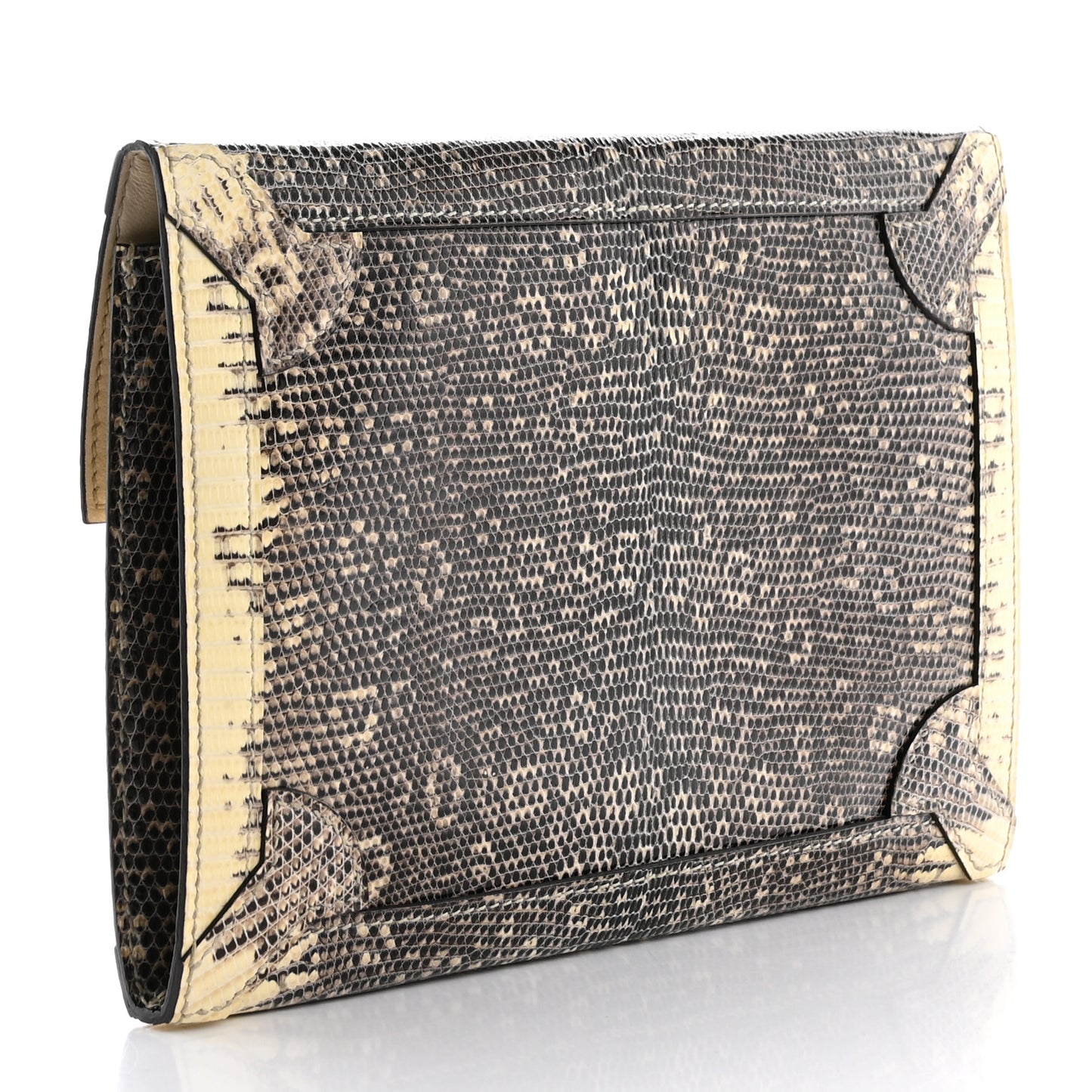 Lizard Fleche D'Or Clutch Ombre