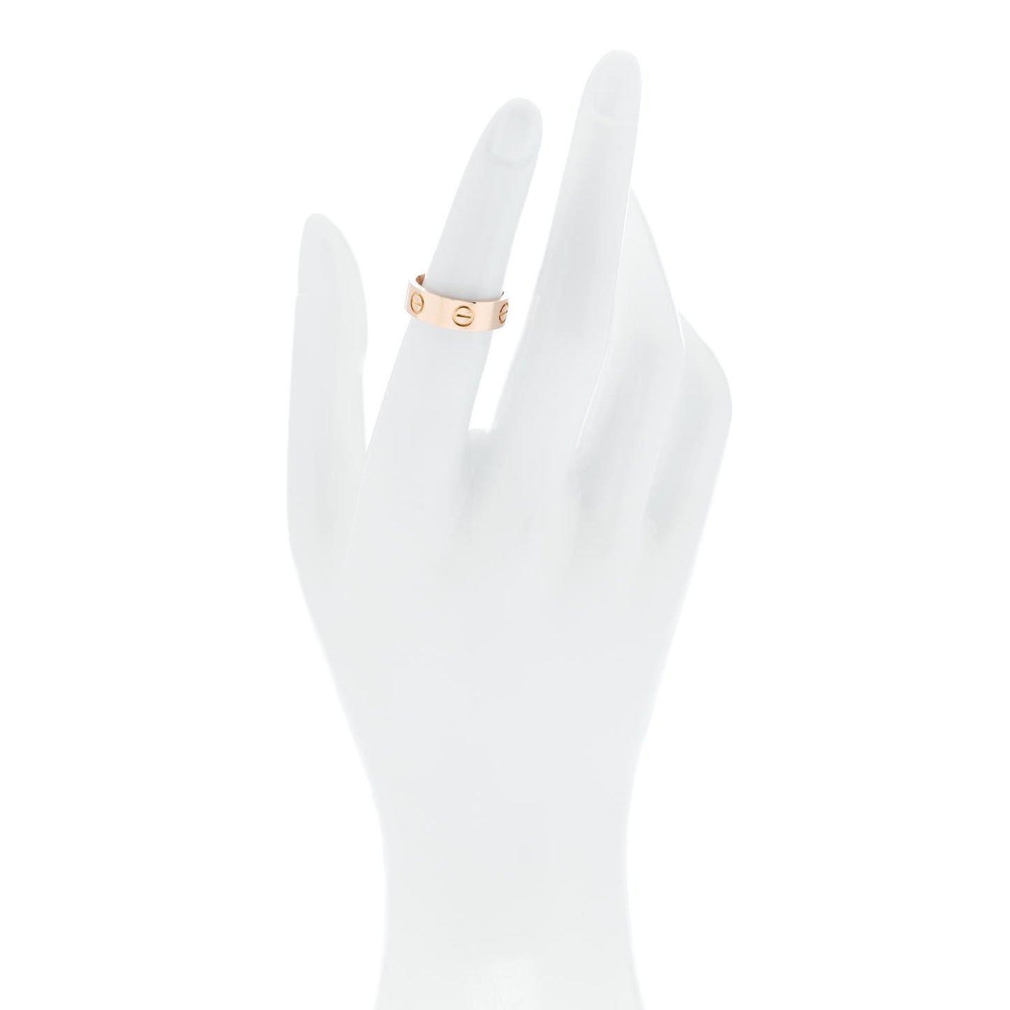18K Pink Gold 5.5mm LOVE Ring 50 5.25