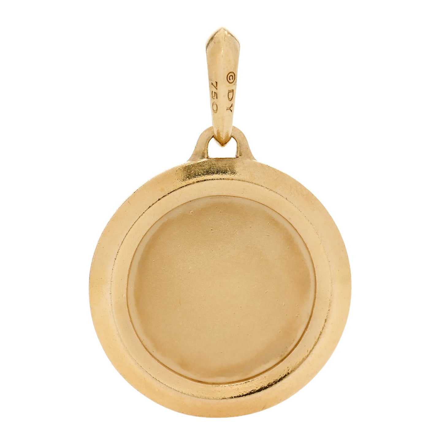 18K Yellow Gold Diamond St. Christopher Amulet Pendant