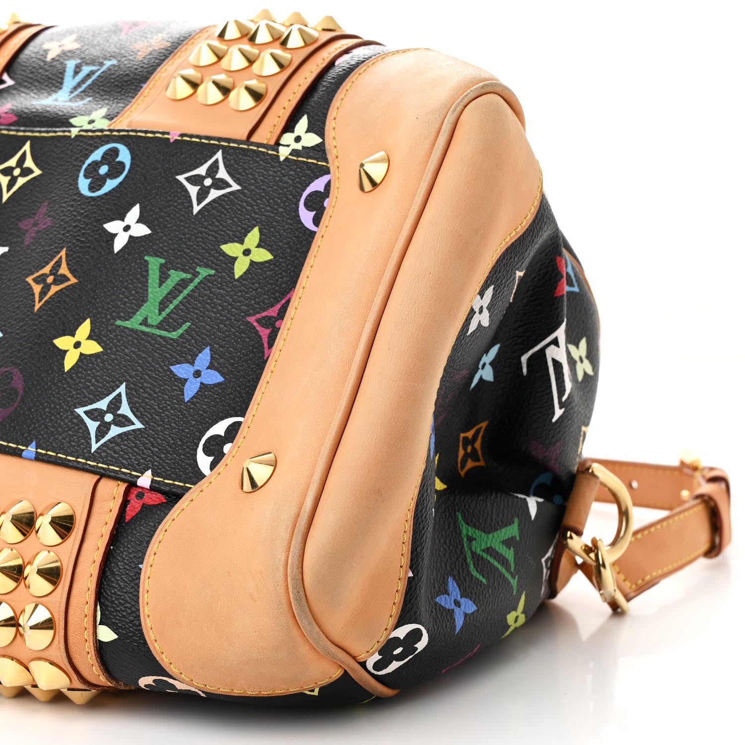 Louis Vuitton Monogram Multicolor Courtney MM Black 9 of 12