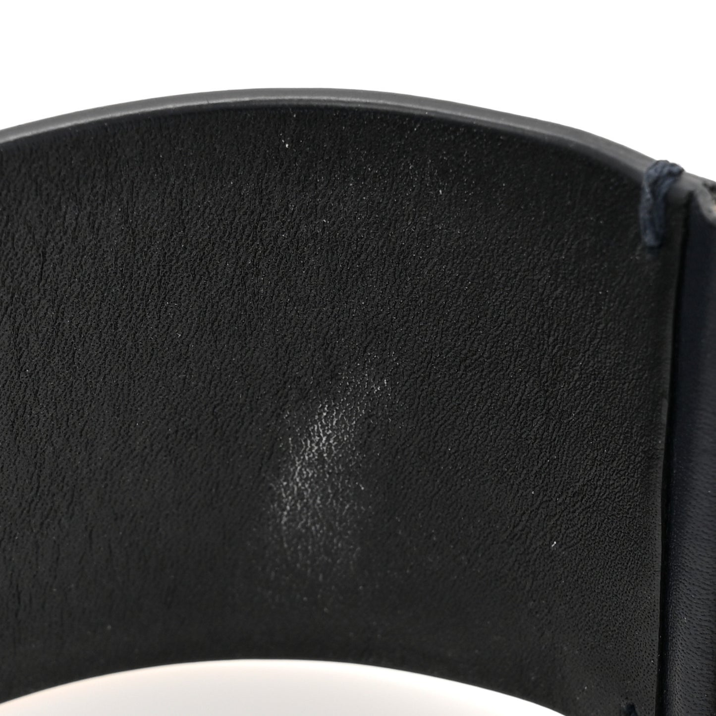 Calfskin CC Wide Cuff S Black Gold