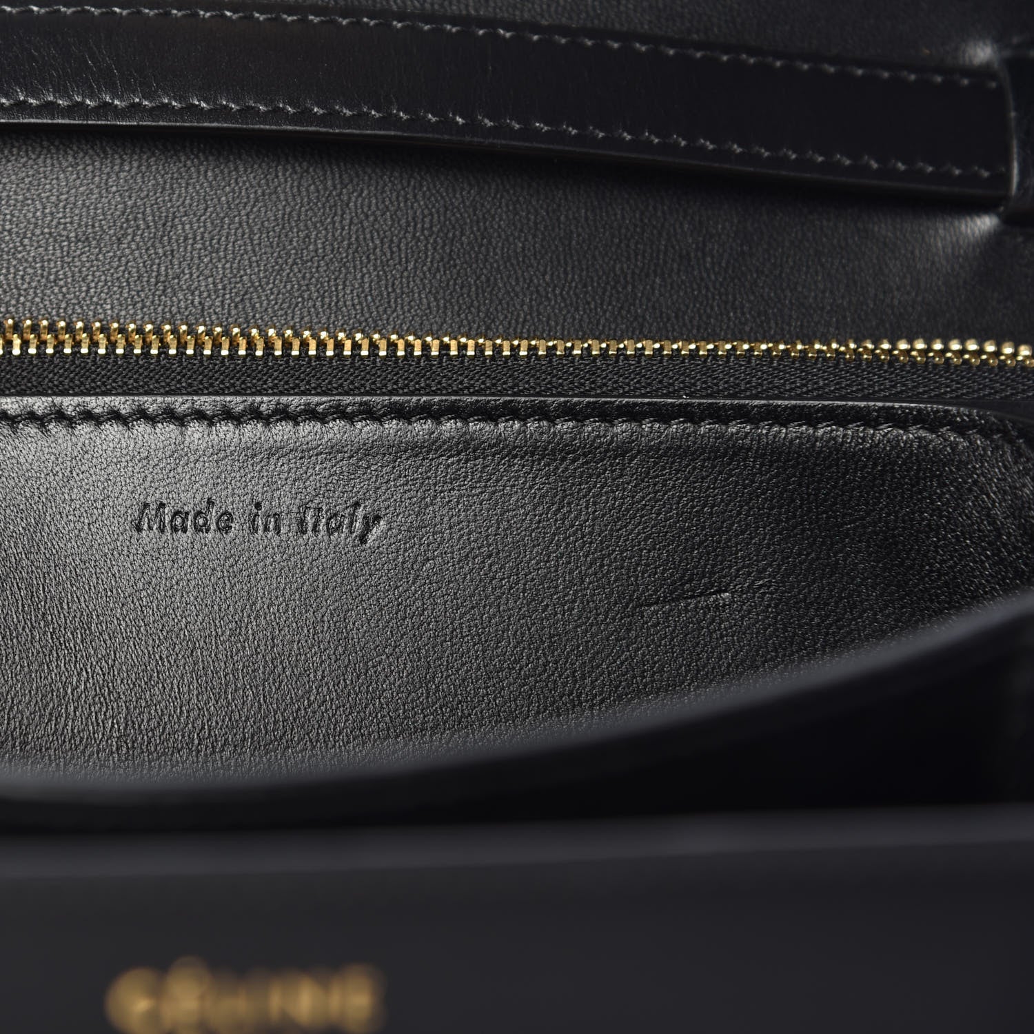 Celine Box Calfskin Medium Classic Box Flap Bag Black 7 of 10