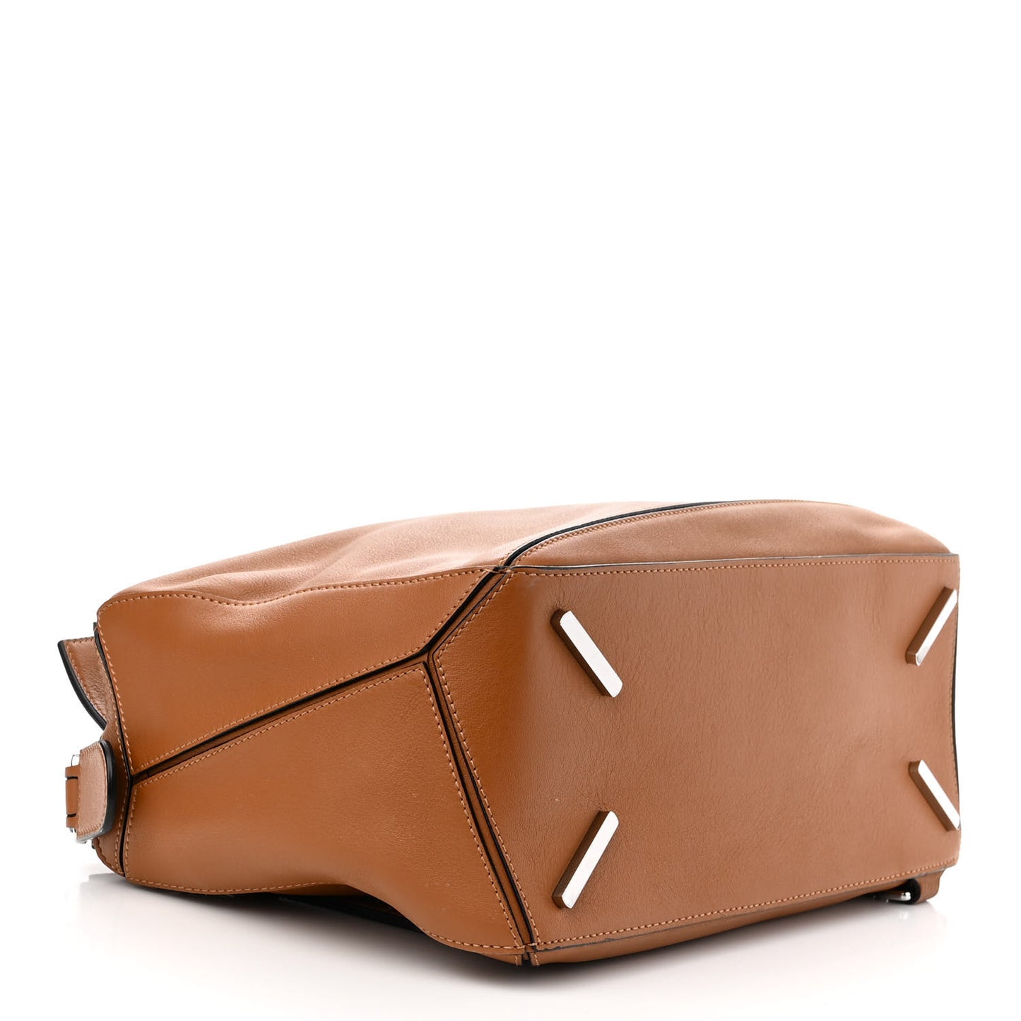 Calfskin Medium Puzzle Bag Tan