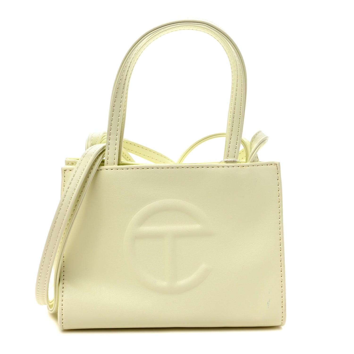 Telfar Vegan Leather Small Shopping Bag Glue 1 of 9