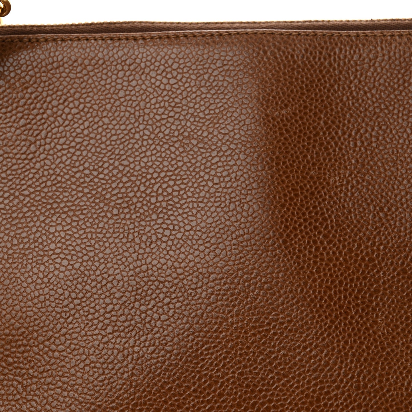 Caviar CC Shoulder Bag Brown