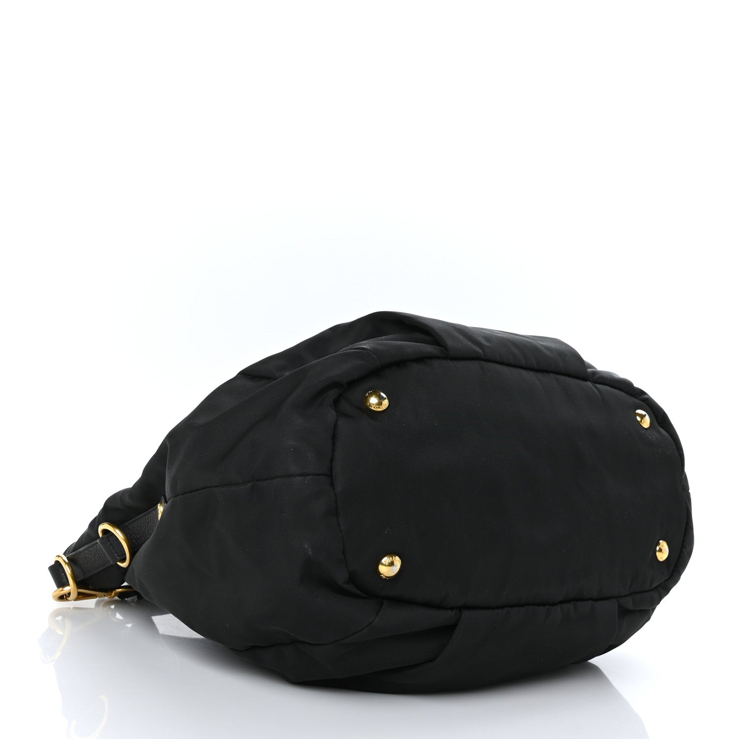 Prada Tessuto Nylon Cervo Shoulder Bag Black 3 of 7