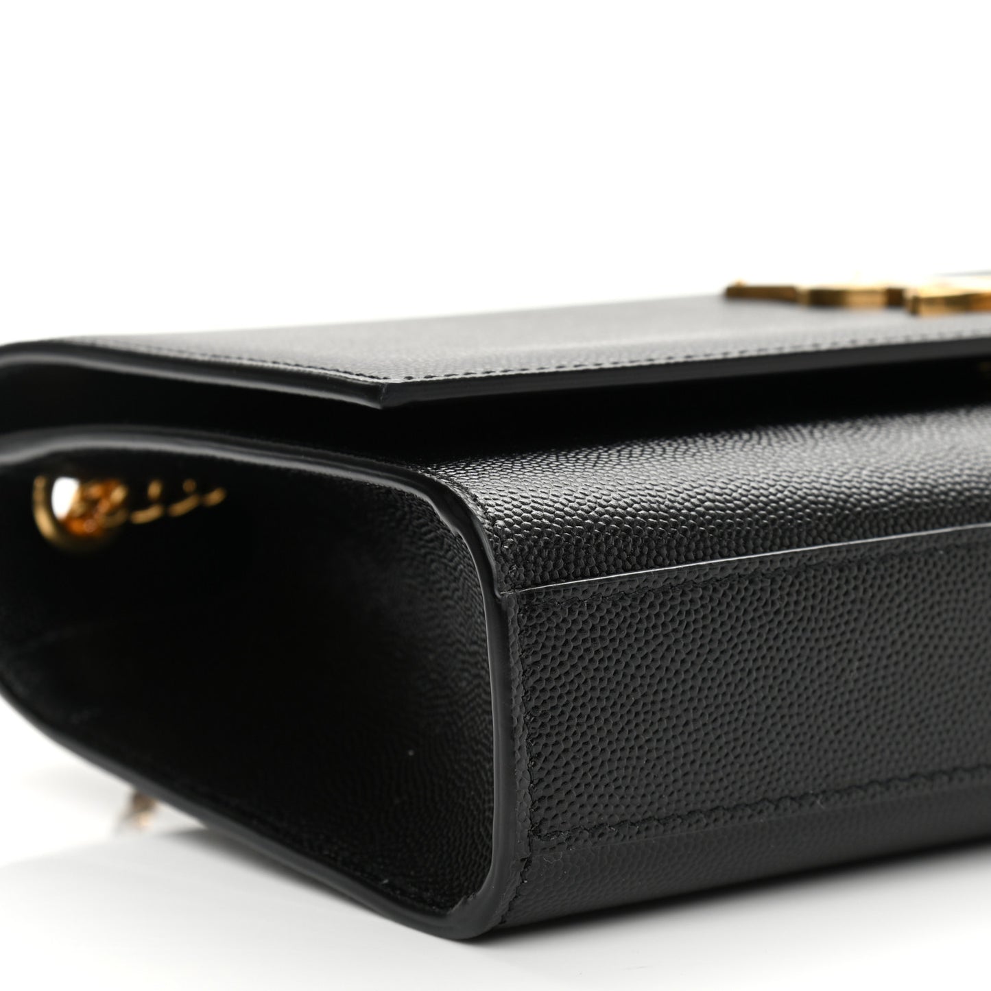Grain De Poudre Medium Classic Monogram Kate Satchel Black