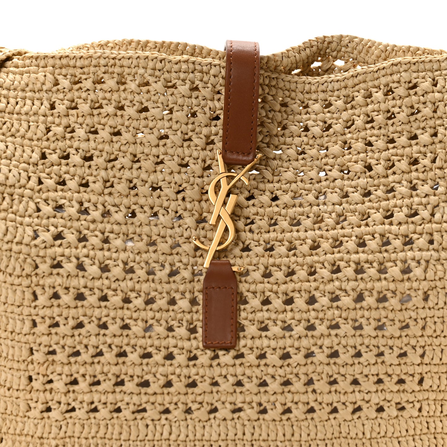 Raffia Monogram Hobo Naturale