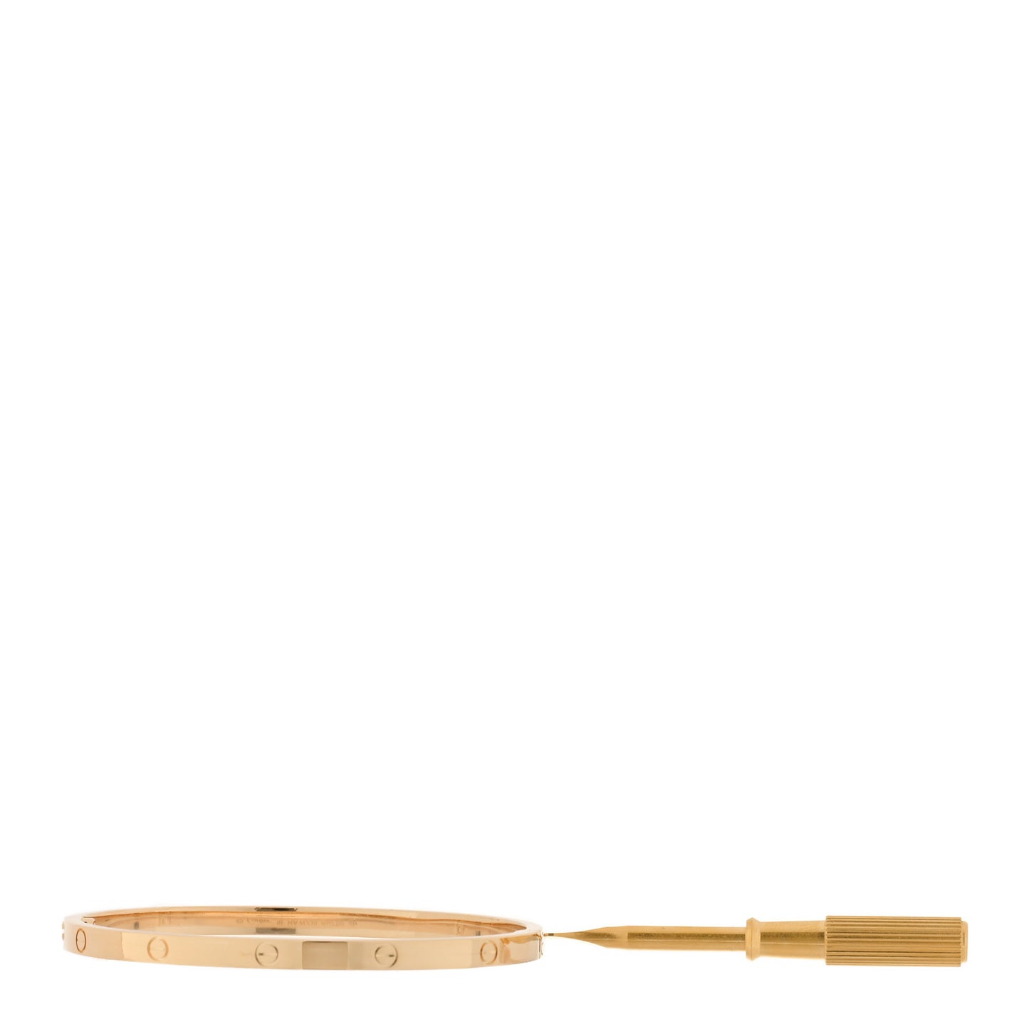 18K Yellow Gold Small LOVE Bracelet 16