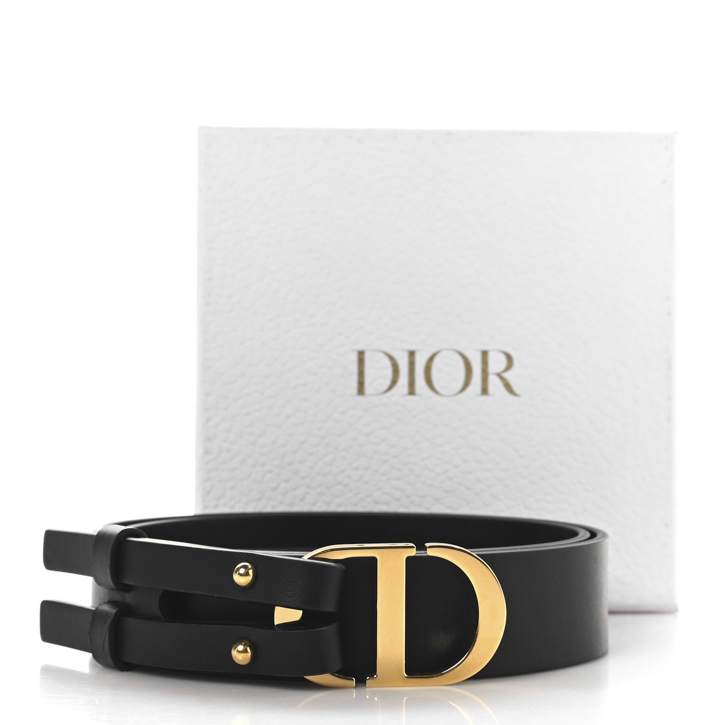 Calfskin 30 Montaigne Belt 95 38 Black