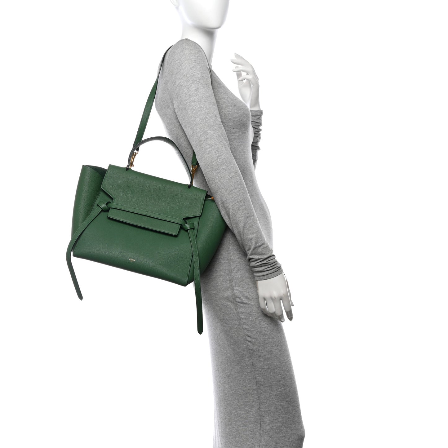 Grained Calfskin Mini Belt Bag Mint