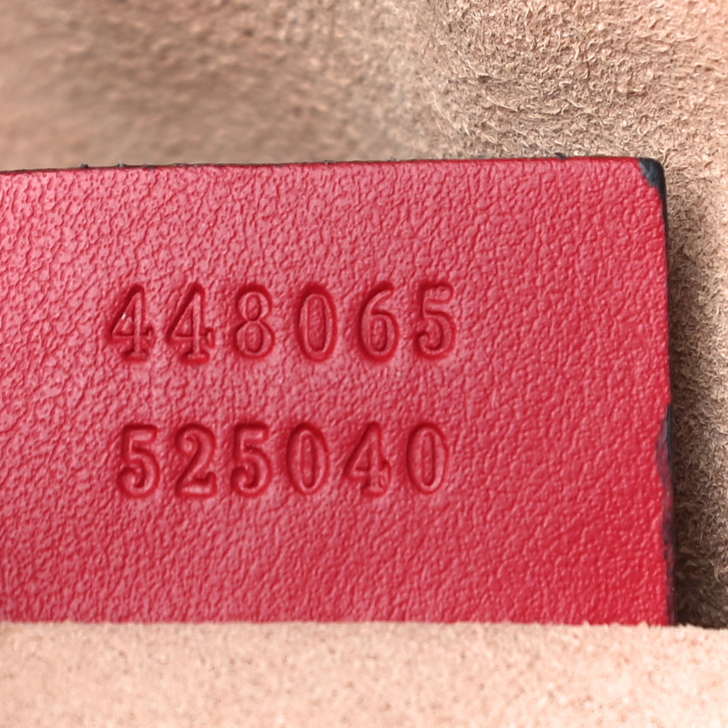 Calfskin Matelasse Mini GG Marmont Chain Shoulder Bag Hibiscus Red