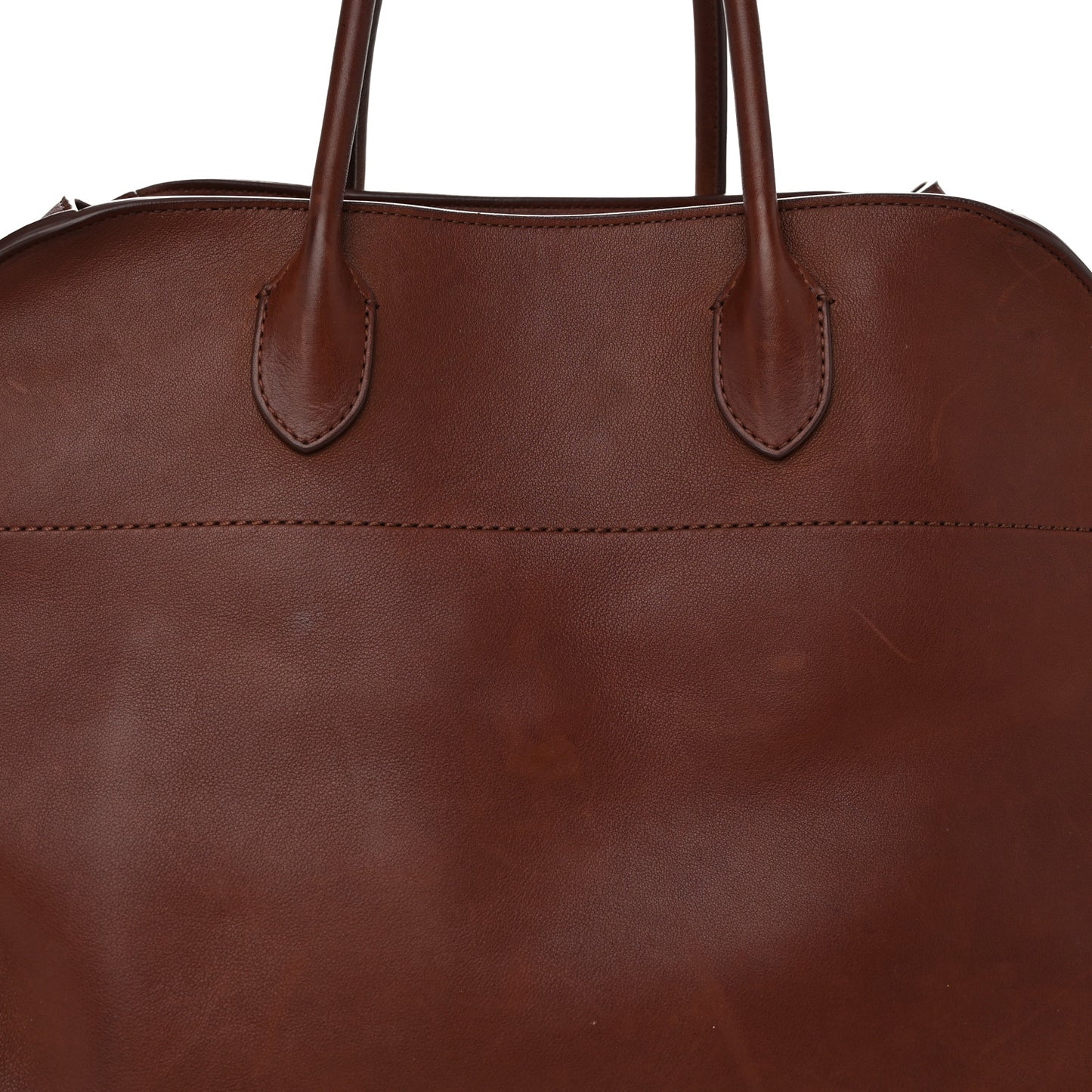 Polished Saddle Calfskin Soft Margaux 15 New Burgundy