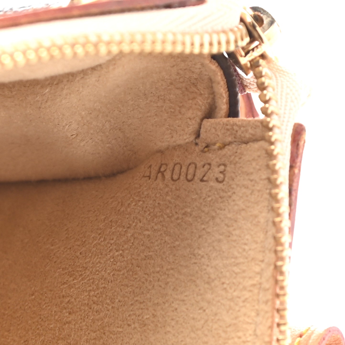 Monogram Cherry Blossom Pochette Accessories Brown