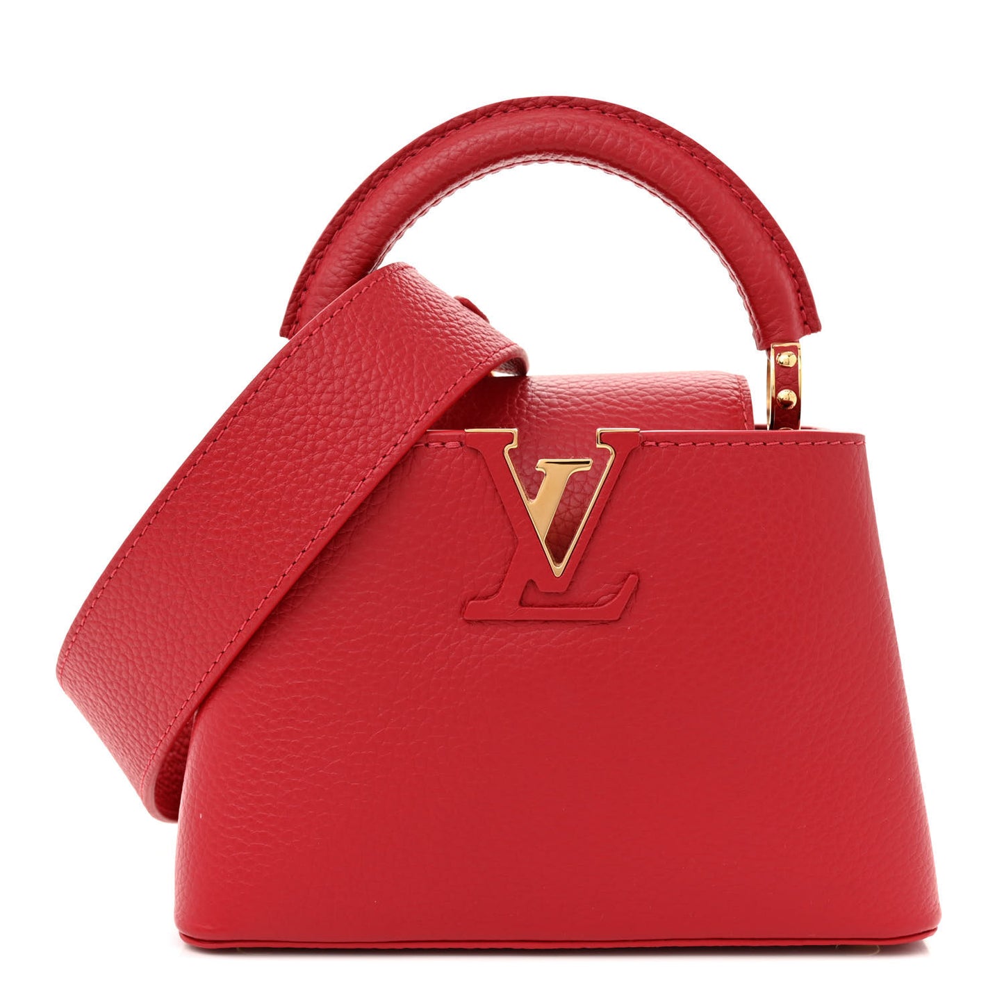 Taurillon Mini Capucines Scarlet