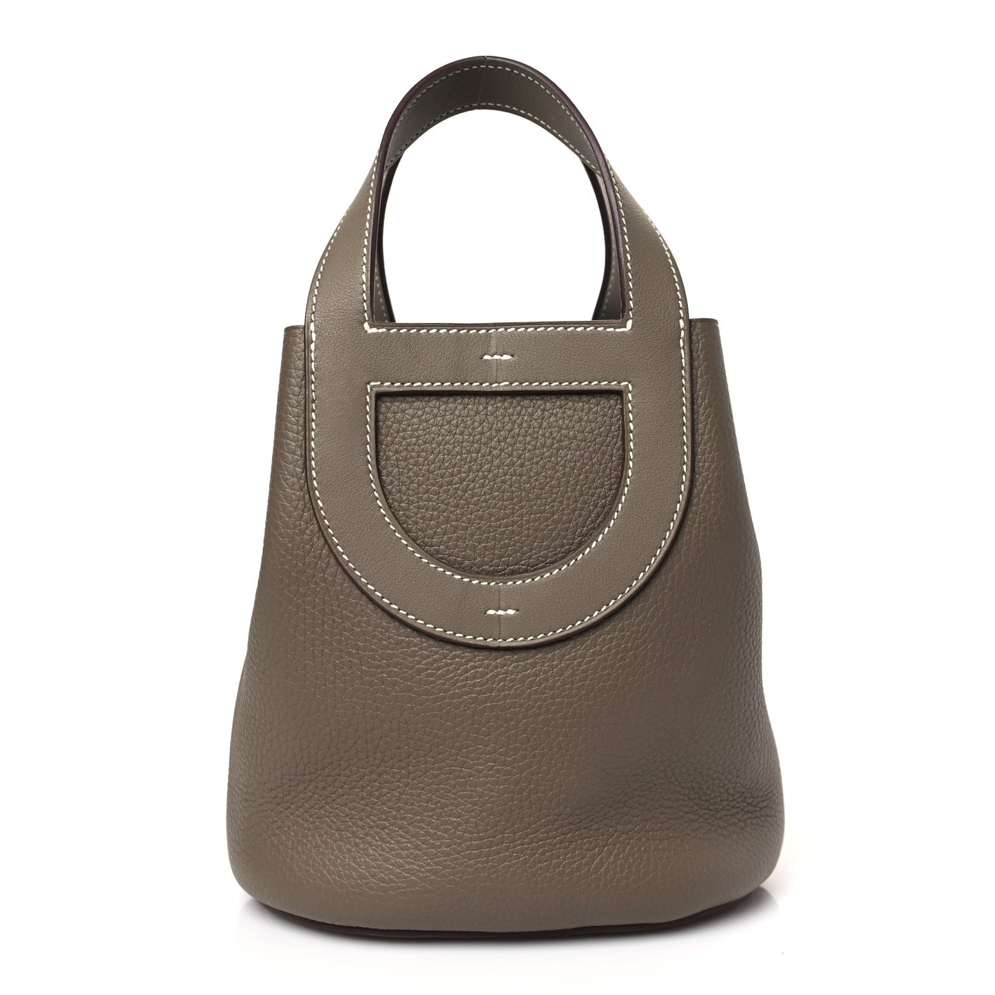 Taurillon Clemence Swift In-The-Loop 18 Bag Etoupe