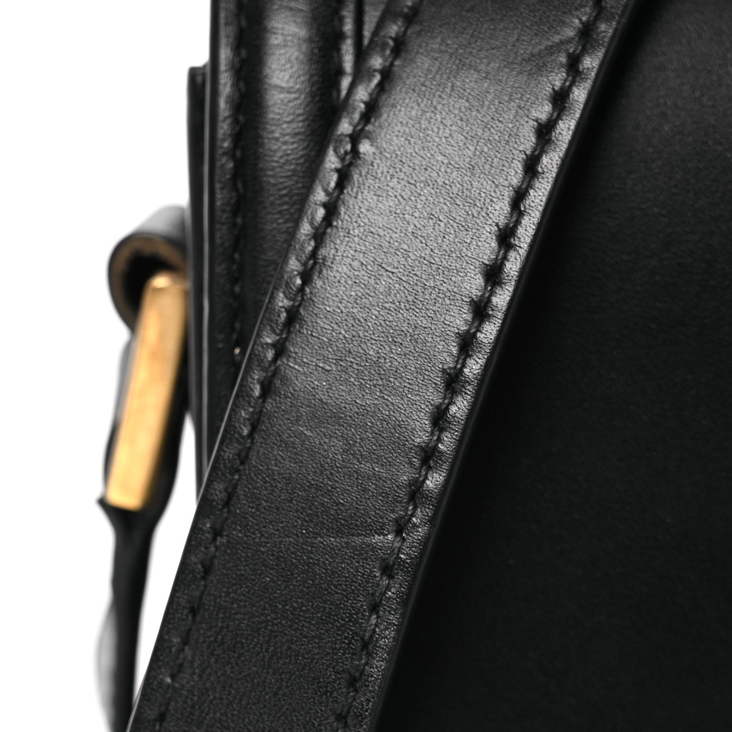 Smooth Calfskin Small Solferino Satchel Black