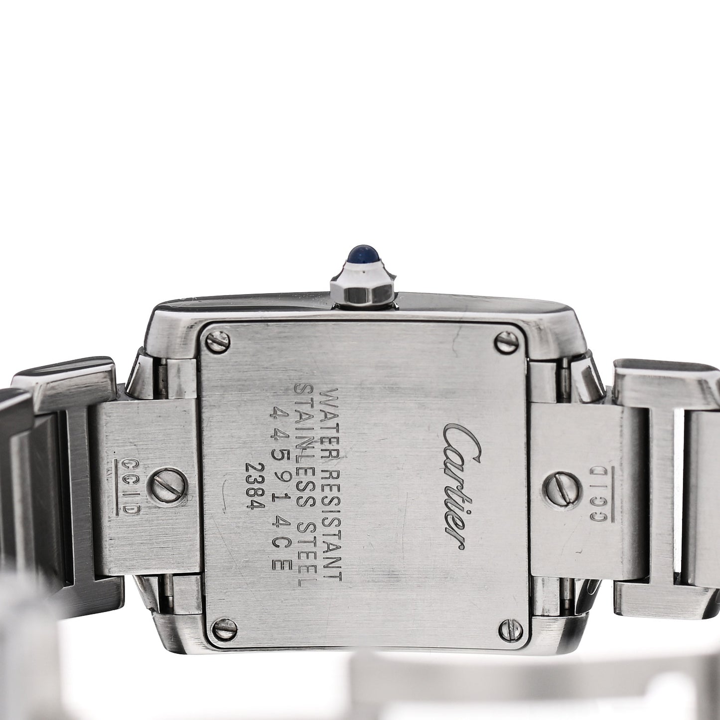 Stainless Steel 20mm Tank Francaise Quartz Watch