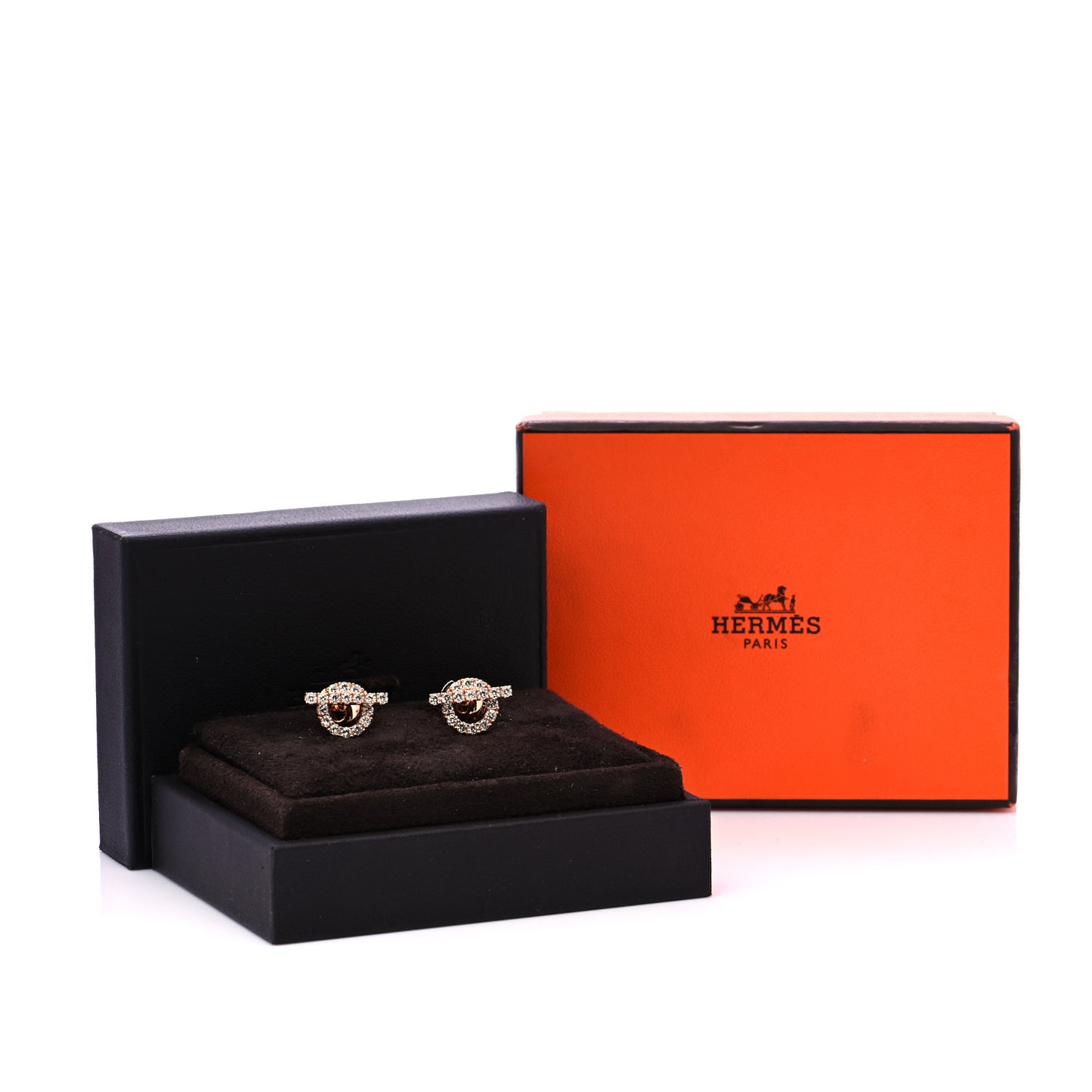 18K Rose Gold Diamond Finesse Earrings