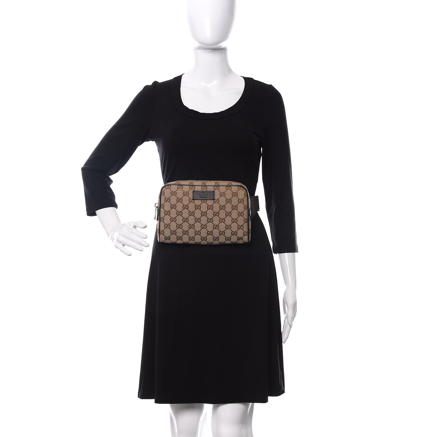 Monogram Belt Bag Dark Brown