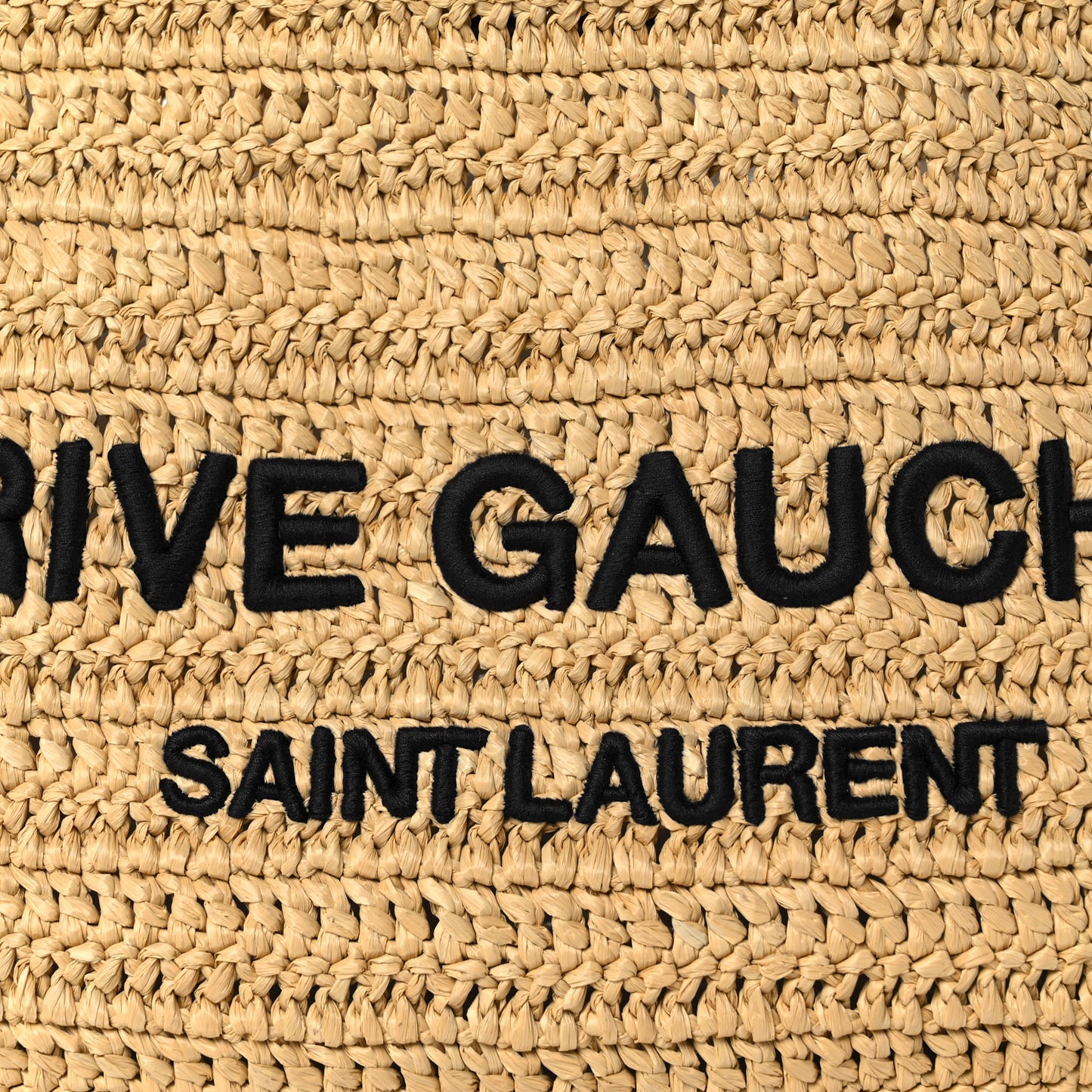 Raffia Rive Gauche Tote Natural