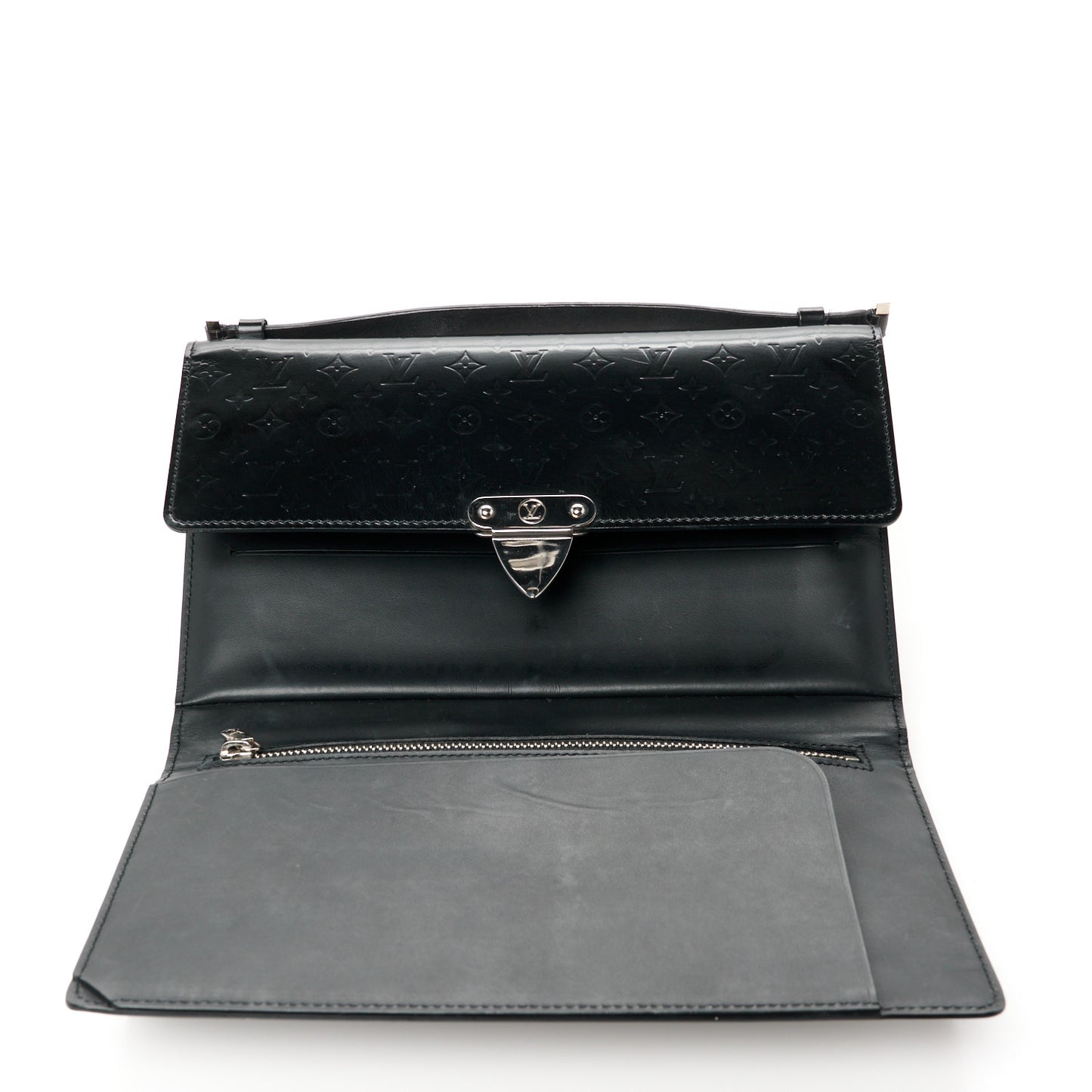 Monogram Glace Anouchka Pochette MM Black