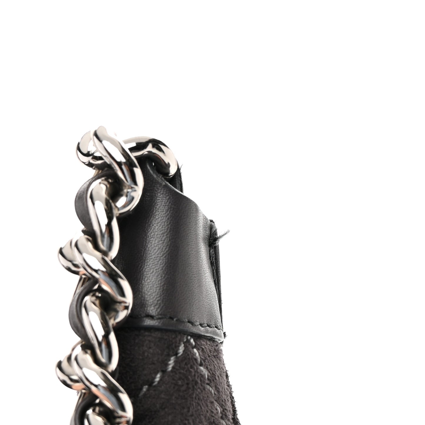Microsuede Quilted Rodeo Drive Hobo Black