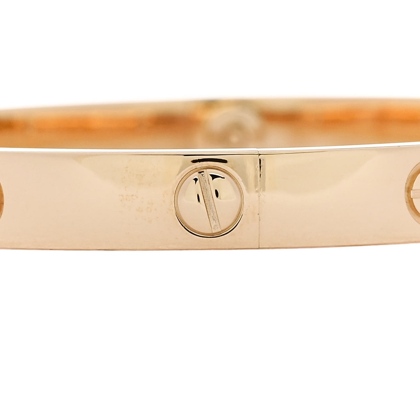 18K Yellow Gold 4 Diamond LOVE Bracelet 18