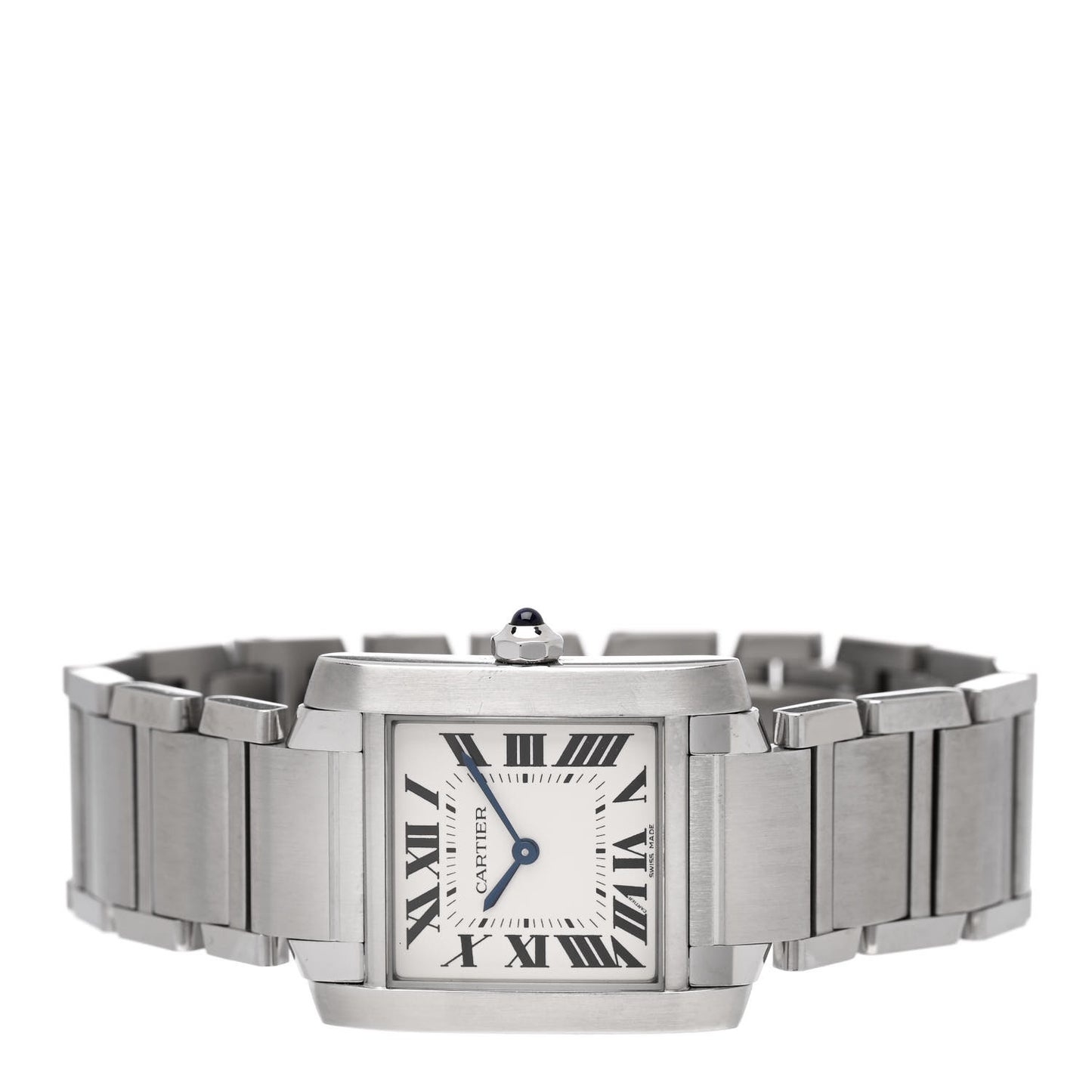 Stainless Steel 25mm Tank Francaise Quartz Watch